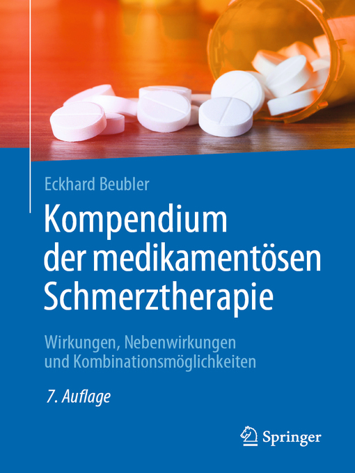 Title details for Kompendium der medikamentösen Schmerztherapie by Eckhard Beubler - Available